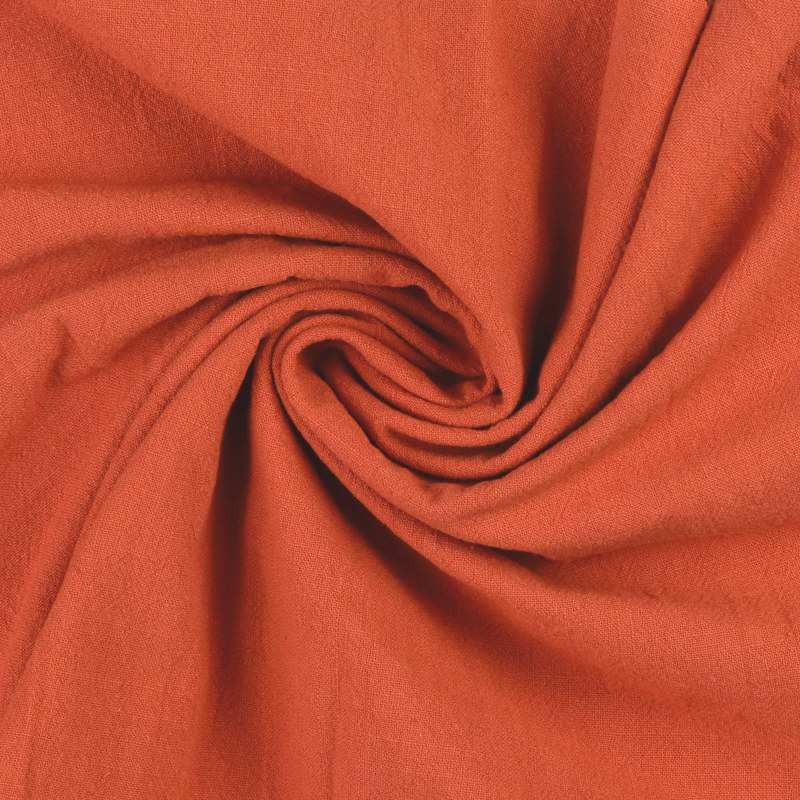 Rust Vintage Cotton From Nantucket by Modelo Fabrics