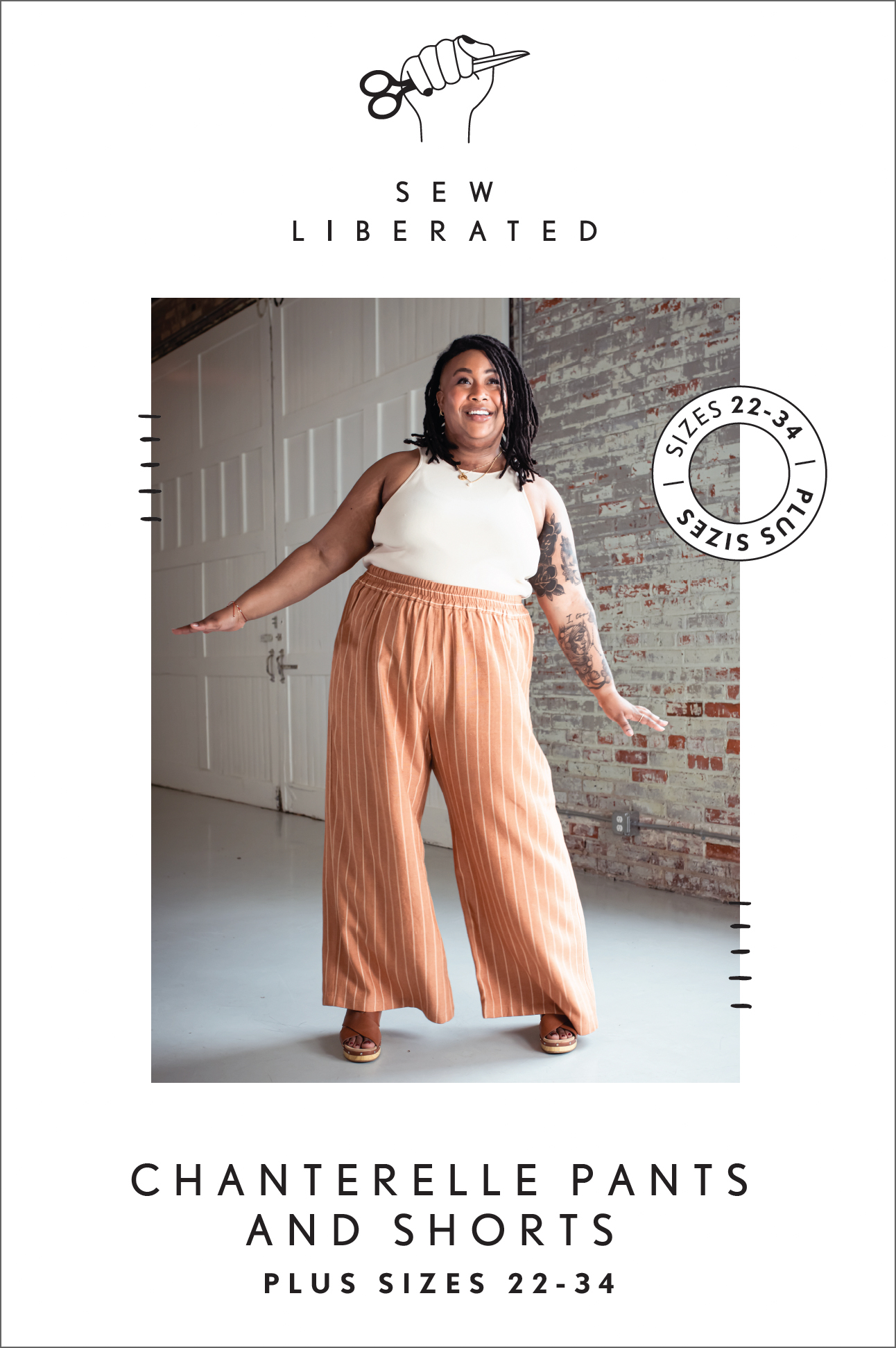 Chanterelle Pants And Shorts Sizes 22-34 Sewing Pattern By Sew Liberated