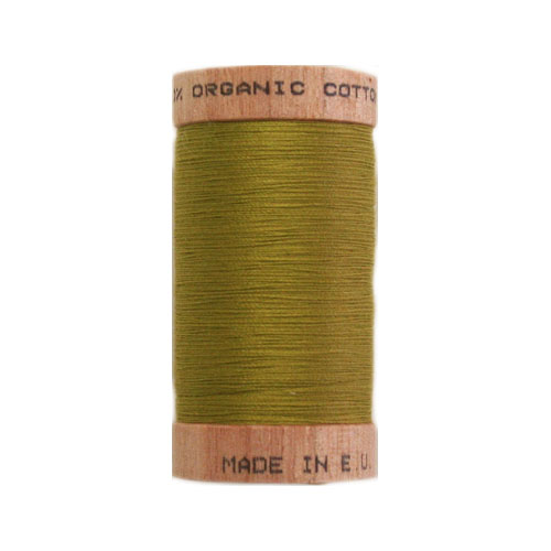 Scanfil Organic Thread 100 Metre Spool - Chartreuse