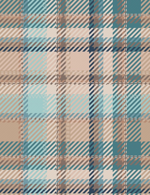 Royal Plaid Horizon In Flannel From Highlands Flannel By Agf Studio (Avail Jan)