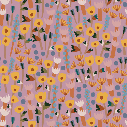 Yuha Gold Poppy from Yuma by Leah Duncan For Cloud9 Fabrics
