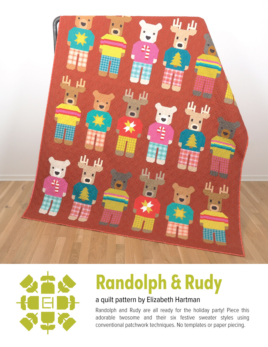 Randolph And Rudy Quilt Pattern Book By Elizabeth Hartman