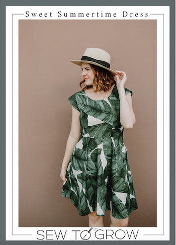 Sweet Summertime Peplum & Dress Pattern By Sew to Grow &#8987;