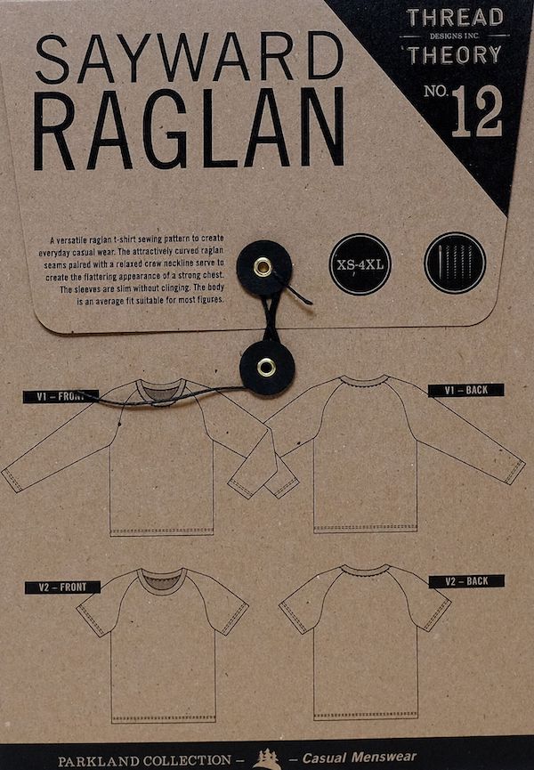 Sayward Raglan Tee Shirt Pattern By Thread Theory Designs