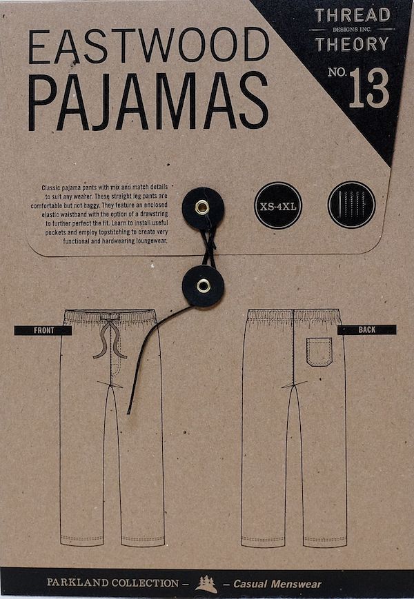 Eastwood Pajamas Pattern By Thread Theory Designs