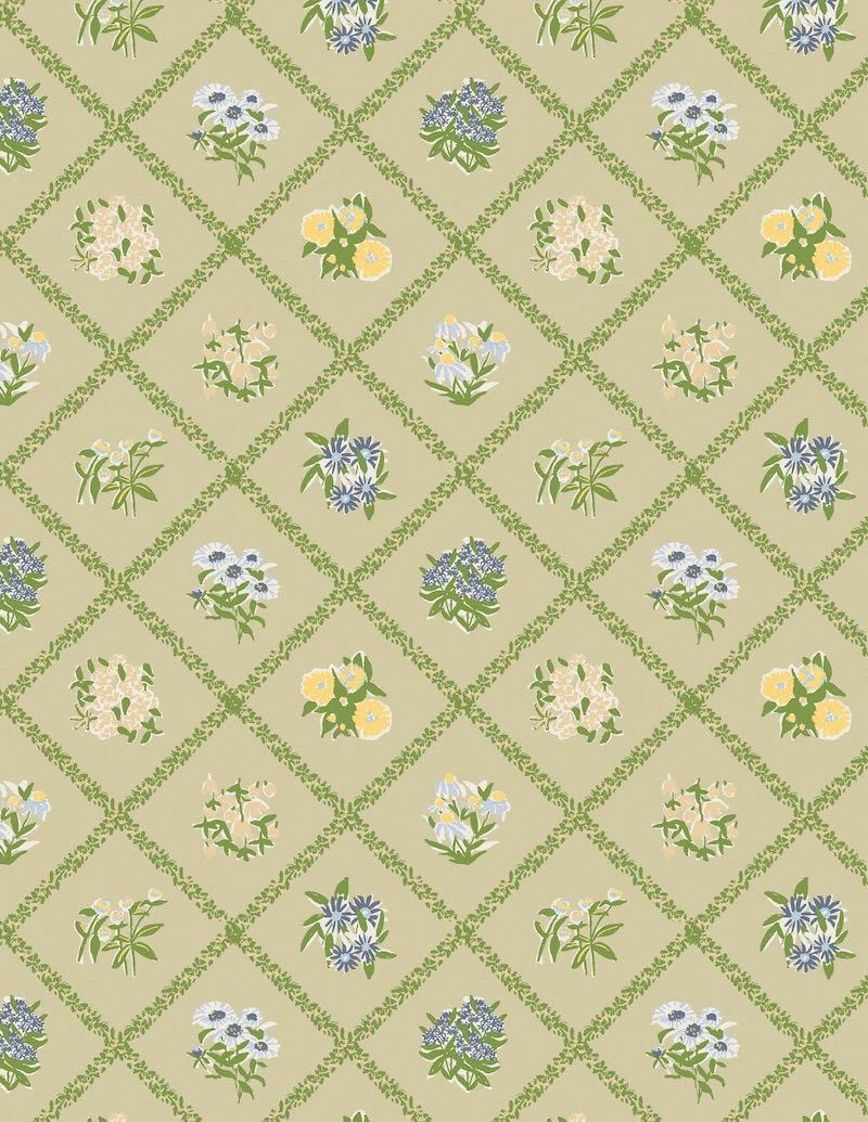 Cottage Garden Abloom from Potager by Sharon Holland for AGF (Avail Dec)