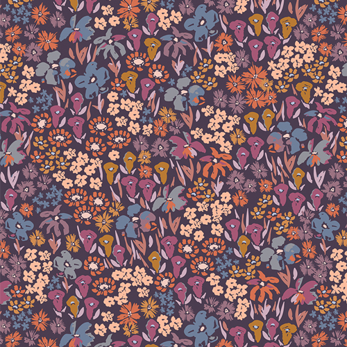 Tinted Blooms Dusk in Rayon from Dusk Fusion by AGF Studio (Due Jan)