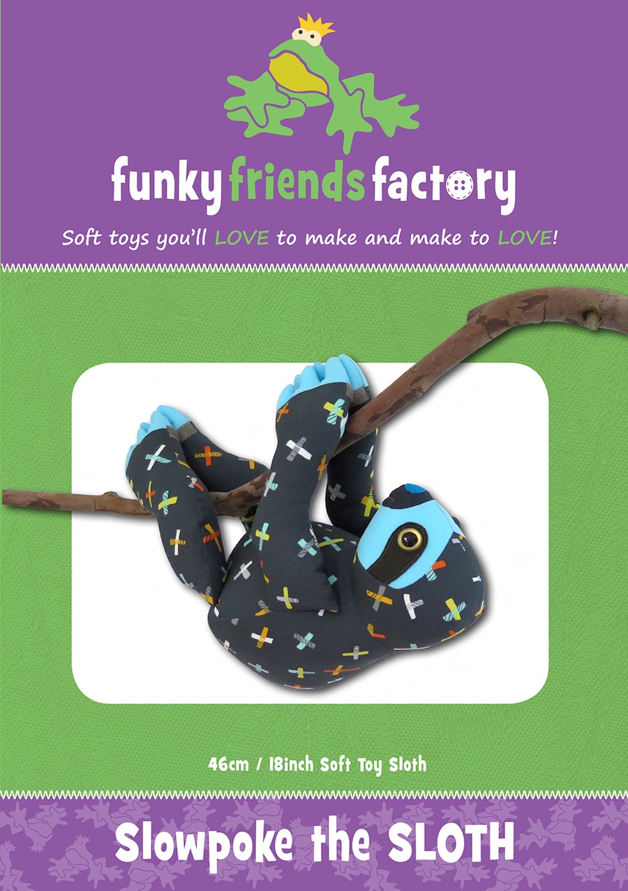 Slowpoke The Sloth Pattern By Funky Friends Factory