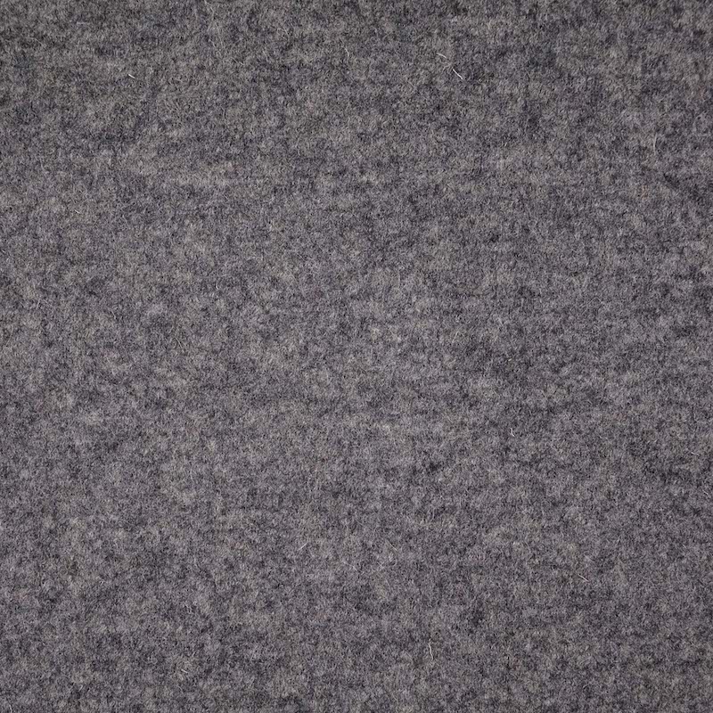 Dark Grey Heathered Boiled Wool from Cairn by Modelo Fabrics