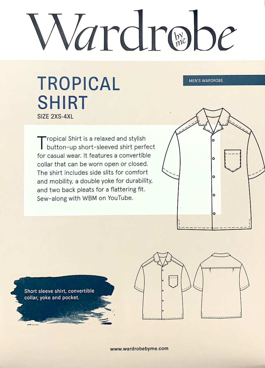 Tropical Shirt Pattern By Wardrobe By Me