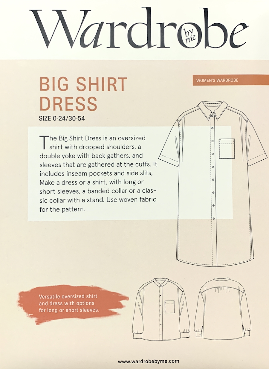 Big Shirt Dress Pattern By Wardrobe By Me