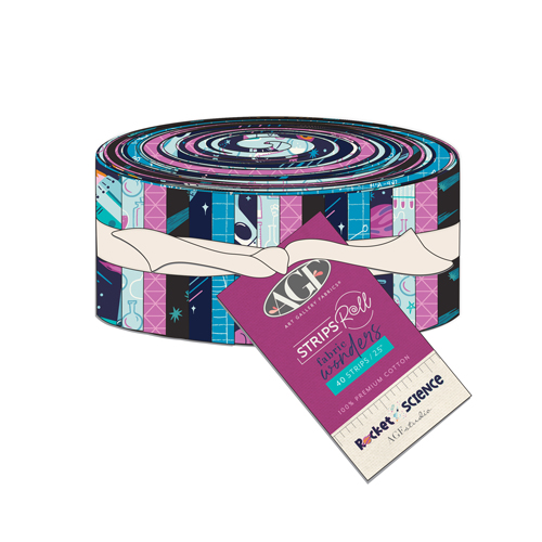 Strips Rolls Fabric Wonders from Rocket Science by AGF Studio for AGF (Avail Dec)