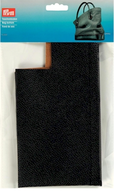 Black - Prym Bag Bottom Caroline, 1pc, Finished Size 32 X 12 X 6cm, Artificial Leather