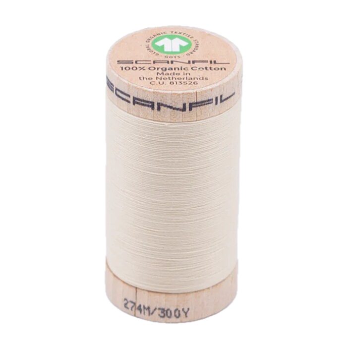 Afterglow 30/2 Weight Scanfil Organic Thread 274 Metres (300 Yards)
