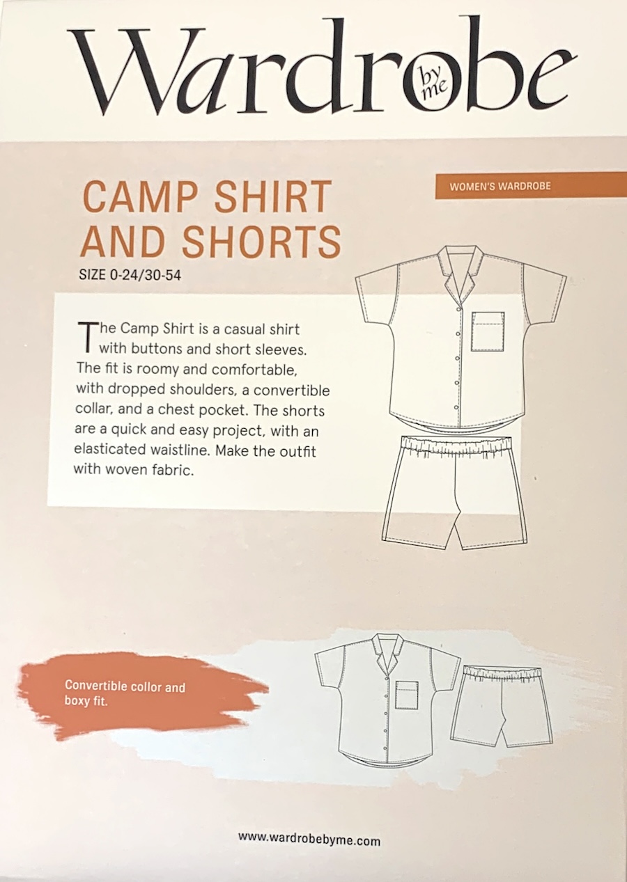 Camp Shirt And Shorts Pattern By Wardrobe By Me