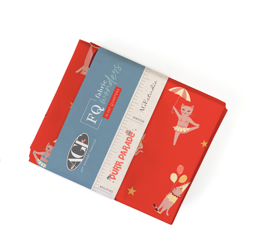 FQ Fabric Wonders 16 Fat Quarters from Purr Parade by AGF Studio for AGF (Avail Jan)