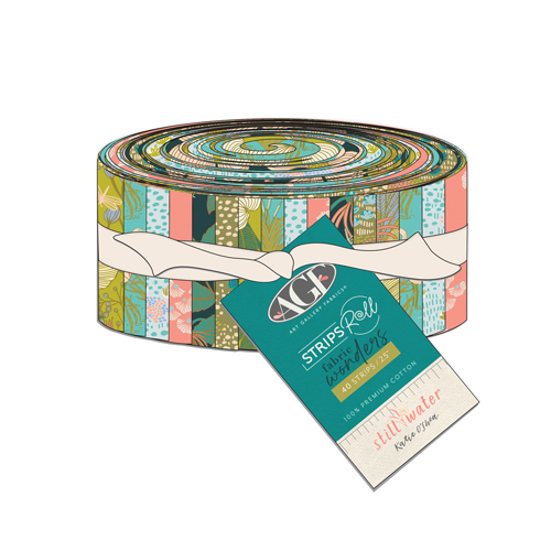 Strips Rolls Fabric Wonders from Stillwater by Katie O'Shea for AGF (Avail Jan)