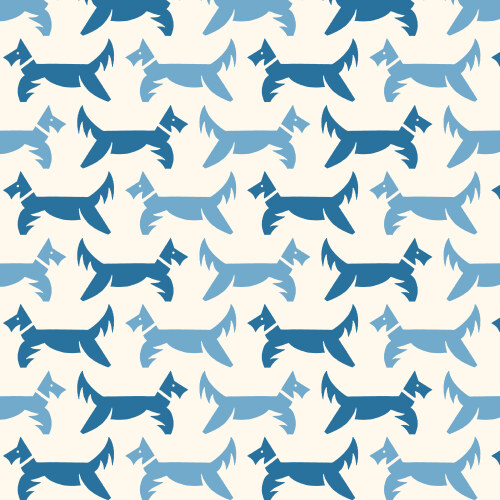 A Dog's Life in Multi from Orchard Deco by Ariana Martin for Cloud9 Fabrics (Avail Feb)