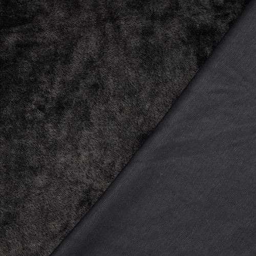 Black Supersoft Sweatshirt with Alpen Fleece Back from Riga by Modelo Fabrics