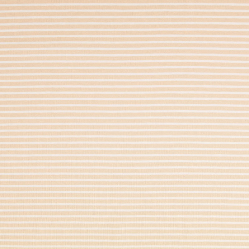 Tan and White Striped Knit from Nantes by Modelo Fabrics