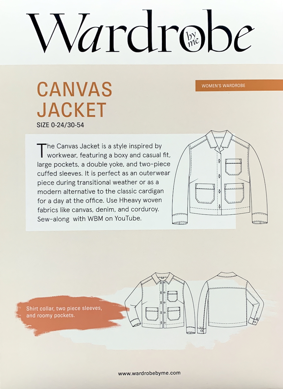 The Canvas Jacket Pattern By Wardrobe By Me