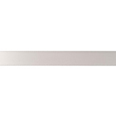 Light Grey Double Faced Satin Ribbon - 9mm X 25m