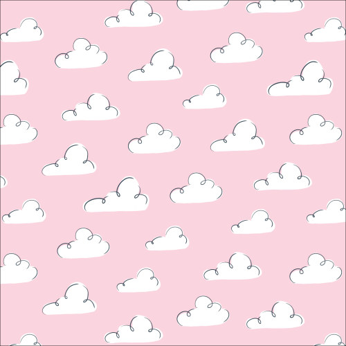 Summer Sky in Pink from Dog Days of Summer by Krissy Mast For Cloud9 Fabrics