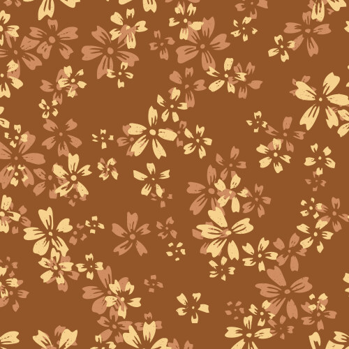 Wildflower 108in in Cinnamon from Eventide by Jillian Anderson for Cloud9 Fabrics