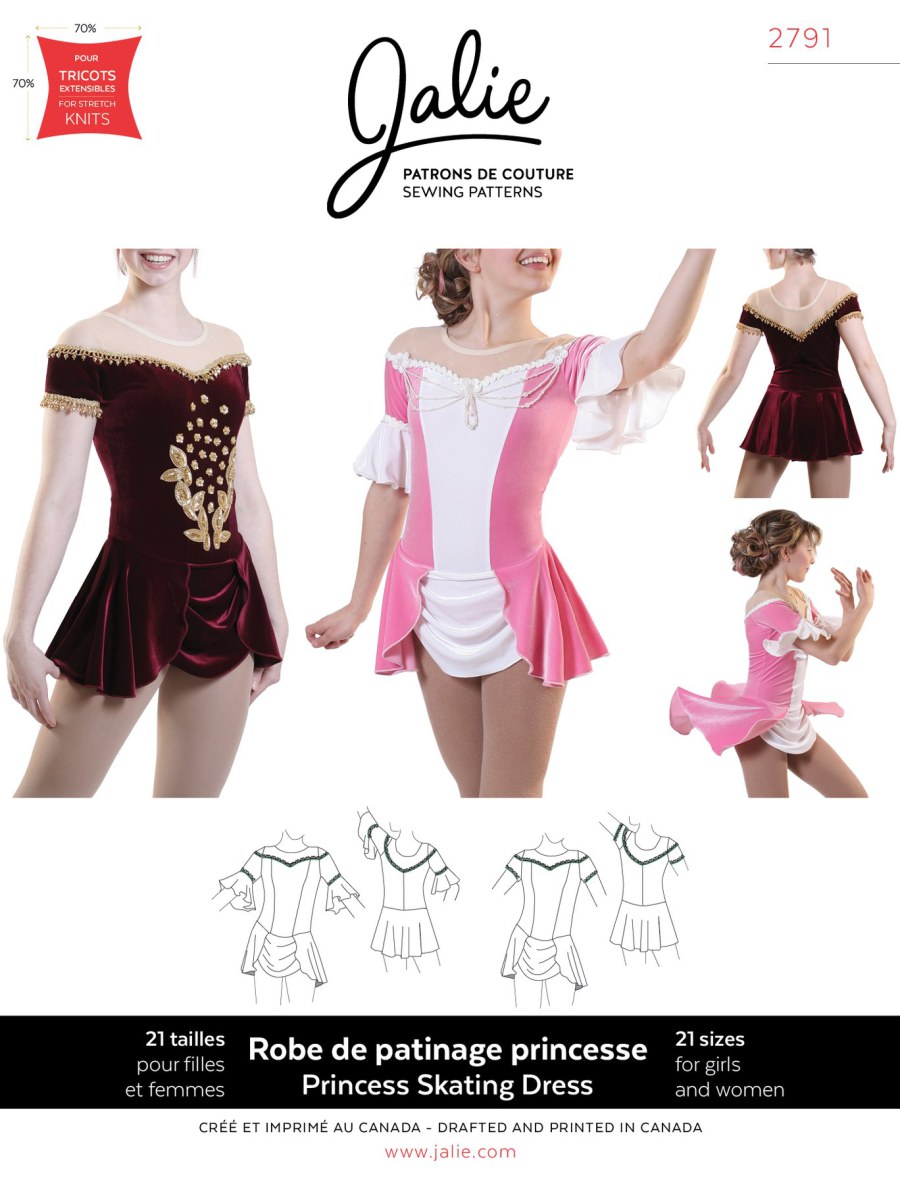 Princess Skating Dress Pattern by Jalie