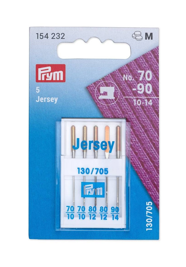 Prym Sewing Machine Needles Jersey 70/80/90 Asstd 5 Needles