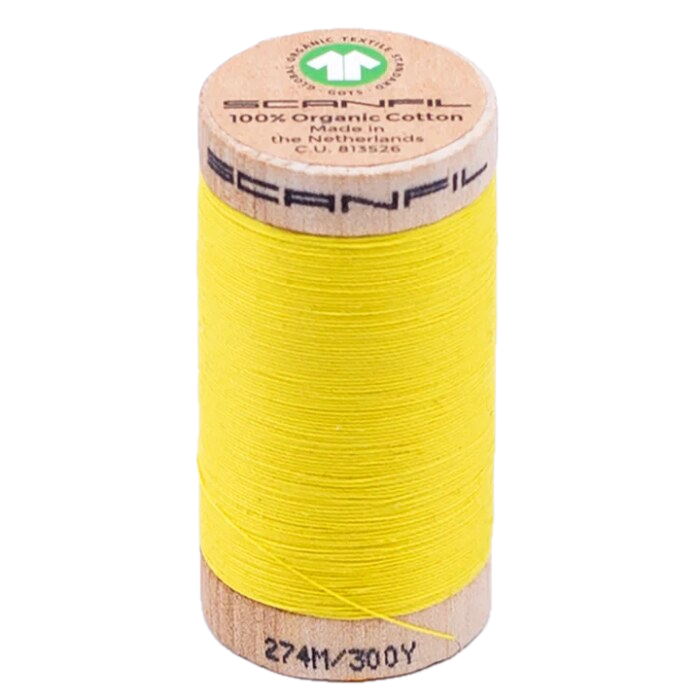 Illuminating 30/2 Weight Scanfil Organic Thread 274 Metres (300 Yards)