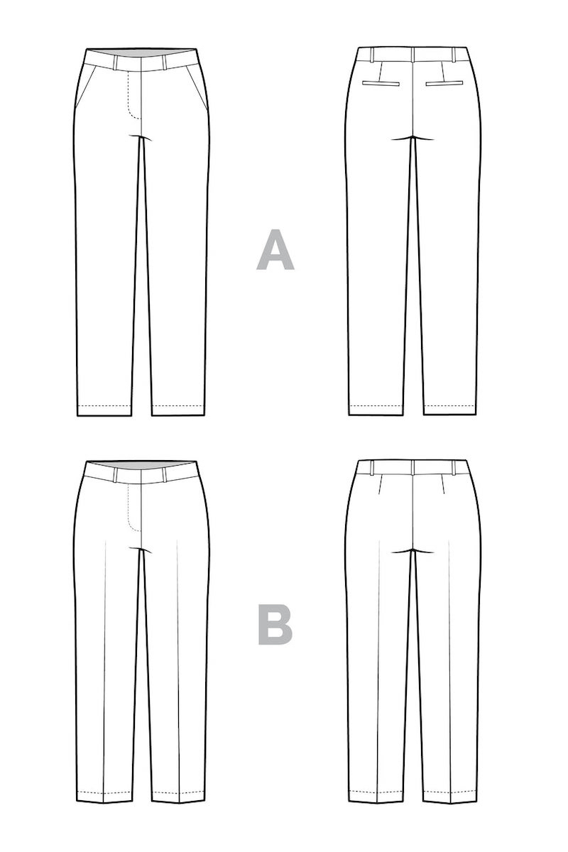 Sasha Trousers By Closet Core Patterns
