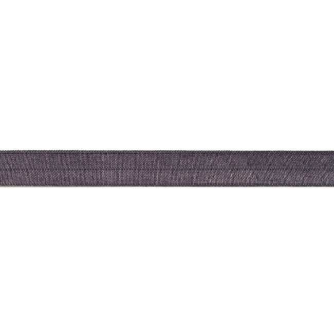 Dark Grey Foldover Elastic - 16mm X 25m
