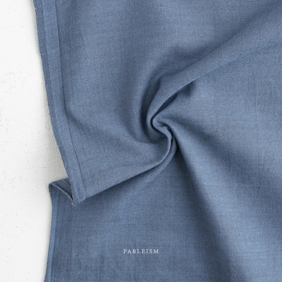 French Blue From Watercolour Wovens By Fableism (Avail Jan)