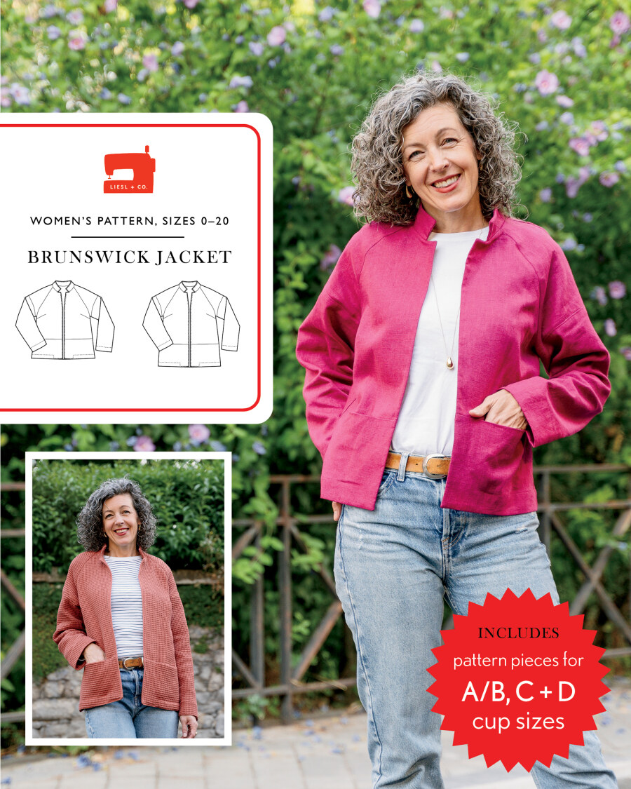 Brunswick Jacket Pattern By Liesl + Co