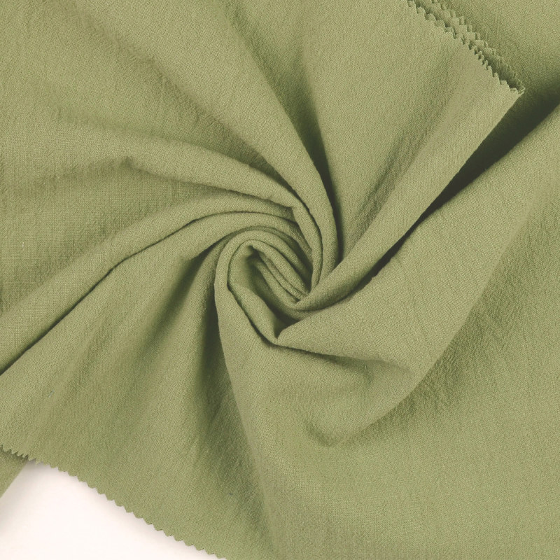 Olive Green Vintage Cotton From Nantucket by Modelo Fabrics
