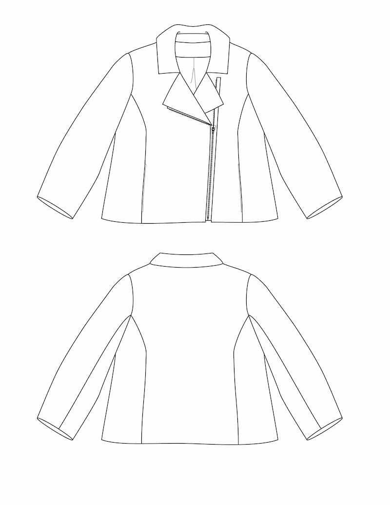 Brando Jacket Pattern By The Sewing Workshop