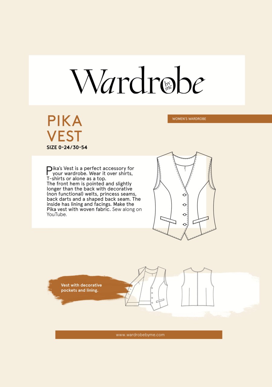 Pika Vest Pattern By Wardrobe By Me (Due May)