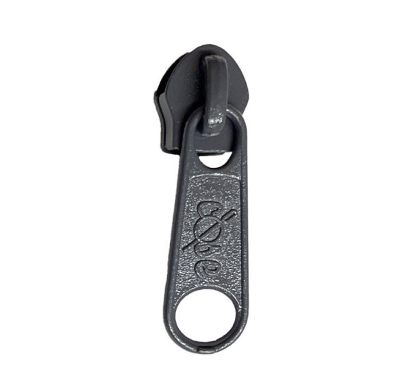 Dark Grey Heavy Duty #5 Non-Lock Zipper Pull Bulk