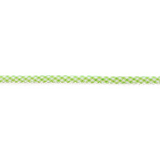 Lime Gingham Crochet-edged Poplin Bias Binding Double Fold - 15mm X 25m