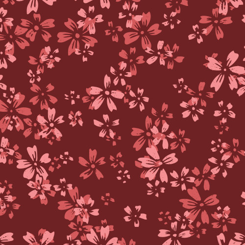 Wildflower 108in in Burgundy from Eventide by Jillian Anderson for Cloud9 Fabrics