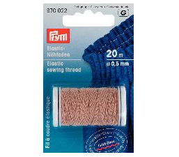 Sand Elastic Sewing Thread / Shirring, O.5mm X 20m