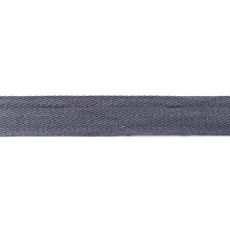 Grey Washed Cotton Twill Tape - 25mm X 50m