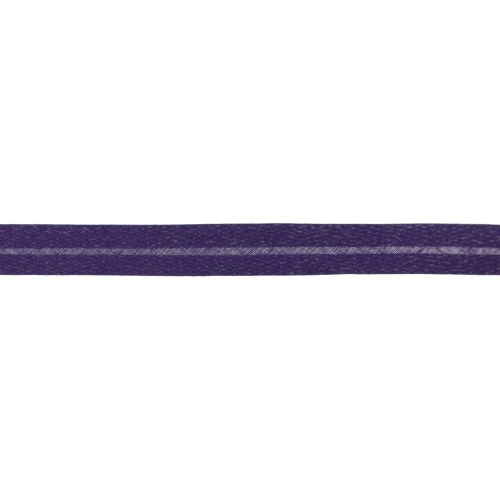 Purple Bias Binding Single Fold