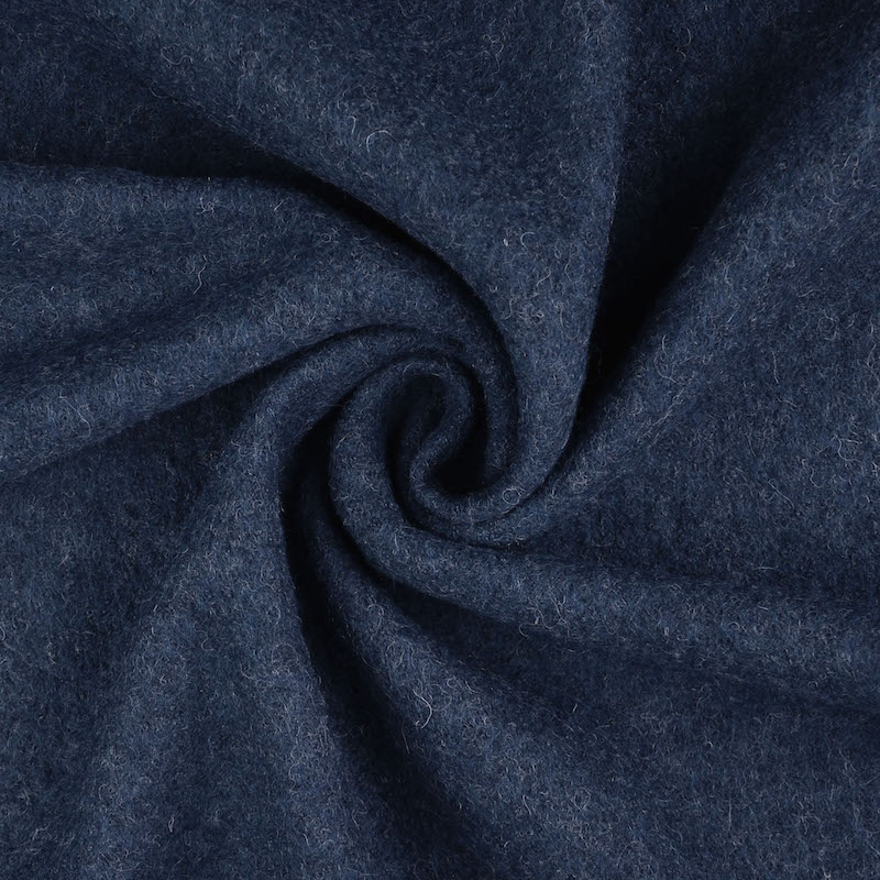 Navy Boiled Wool from Cairn by Modelo Fabrics