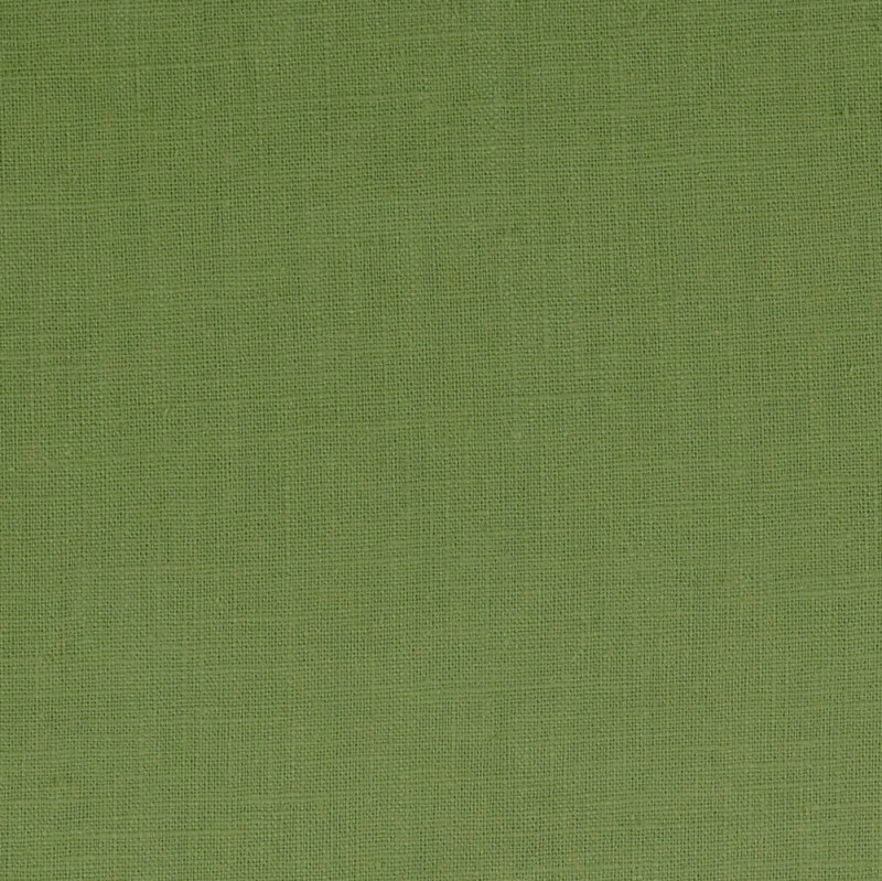 Grass Green Washed Linen From Carlow By Modelo Fabrics