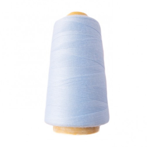 Hantex Overlocker Thread - Light Blue - 100% Polyester 3000 Yrds (2700+m)