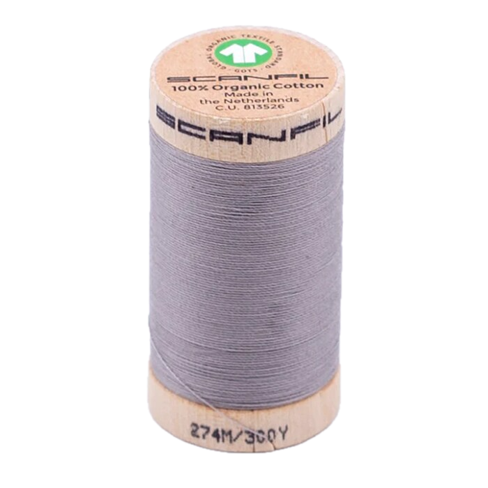 Dove 30/2 Weight Scanfil Organic Thread 274 Metres (300 Yards)