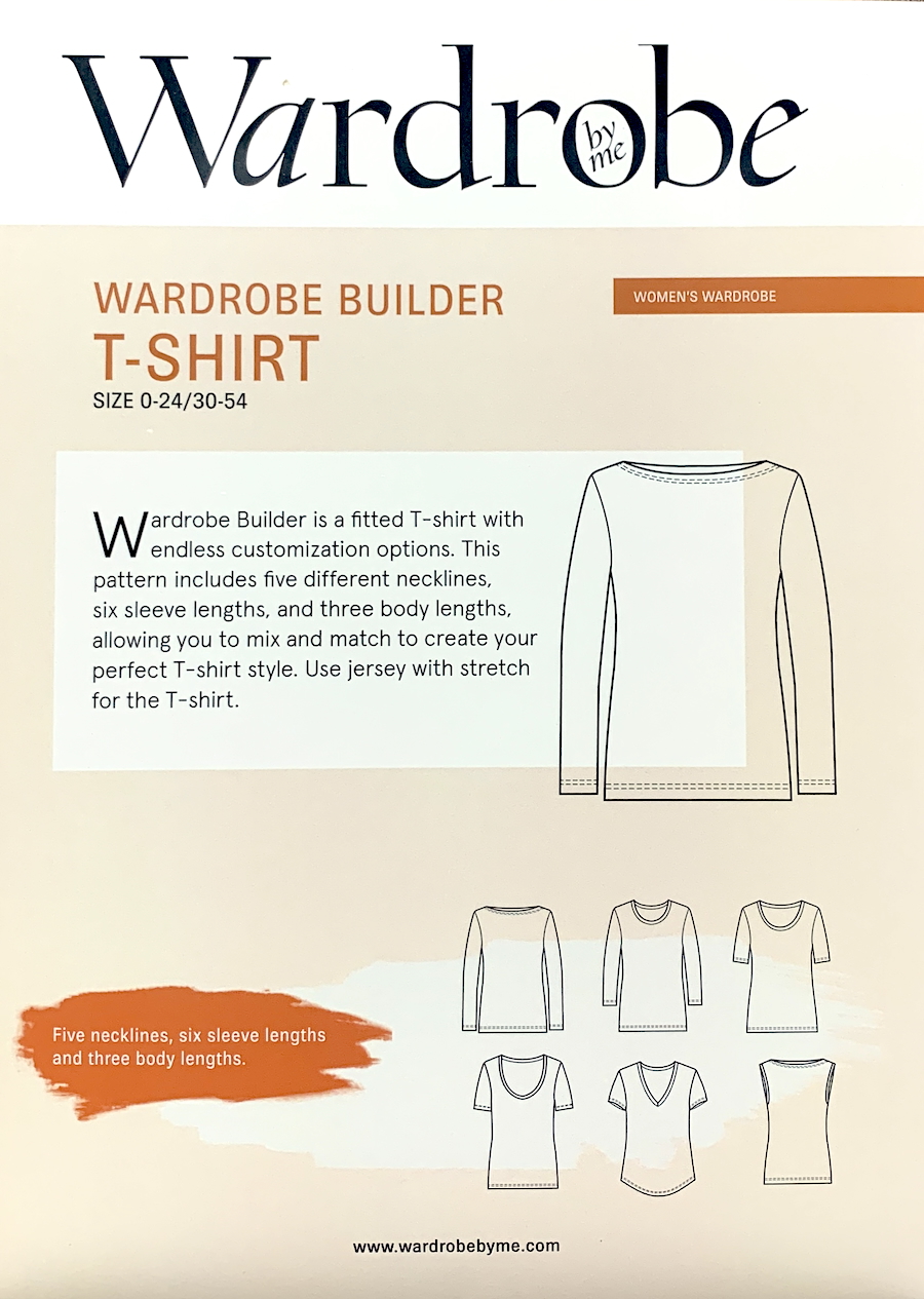WBT T-Shirt Pattern by Wardrobe By Me (Avail Dec)