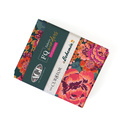 FQ Fabric Wonders 8 Fat Quarters from The Cur8tor Bohemia by AGF Studio for AGF (Avail Dec)